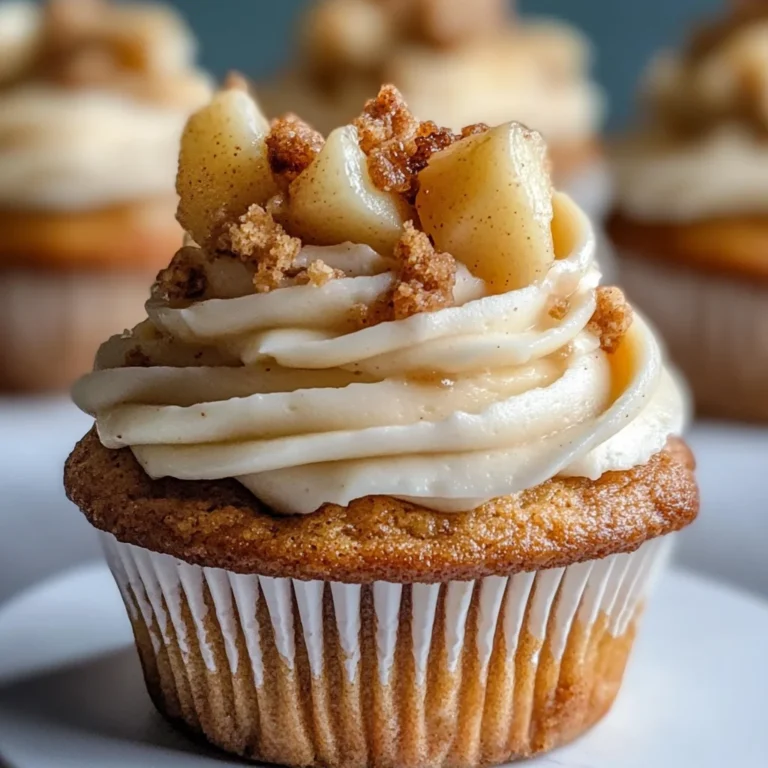Apple Crisp Cupcakes
