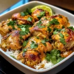Baked Coconut Chili Chicken Thighs