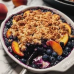Blueberry Peach Crumble