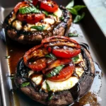 Caprese Stuffed Portobello Mushrooms