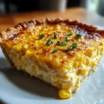 Cheddar Sweet Corn Pie
