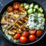 Chicken Tzatziki Bowls