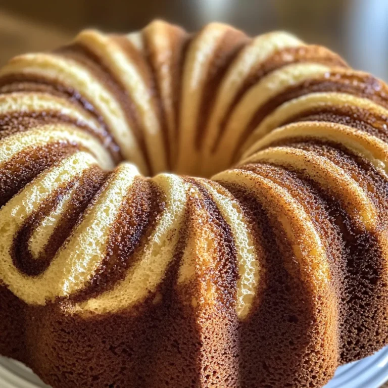 Cinnamon Swirl Bundt Cake