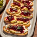 Cranberry Apple Brie Crostini: The Ultimate Holiday Appetizer