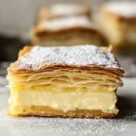 Creamy Vanilla Slice with Flaky Puff Pastry