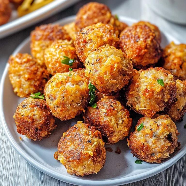 Crispy Hashbrown Sausage Bites