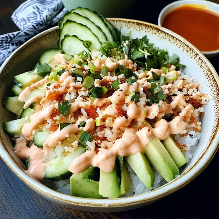Crunch Roll Sushi Bowl