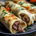 Delicious Keto Philly Cheesesteak Roll Ups