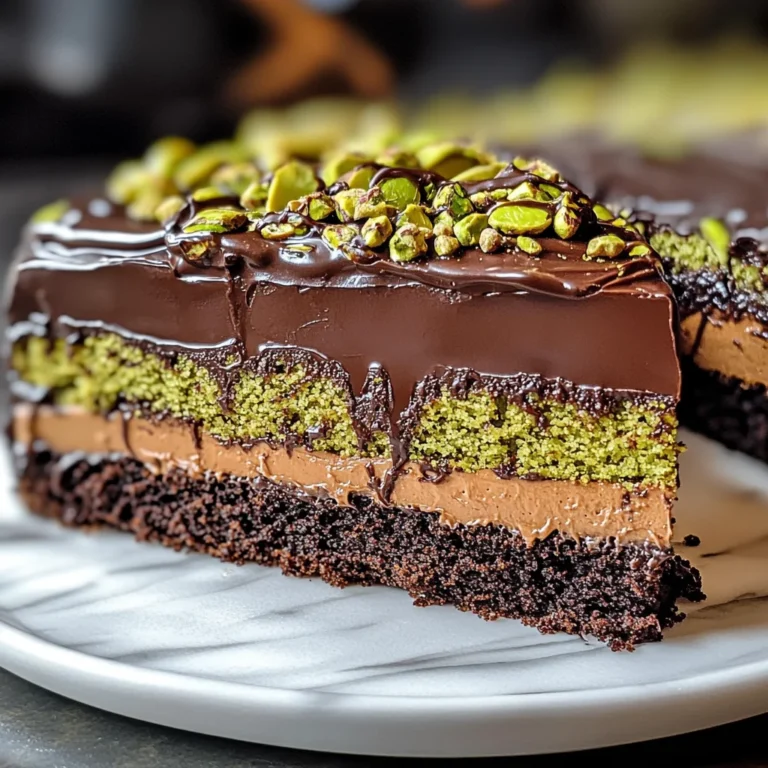 Dubai Chocolate Cake