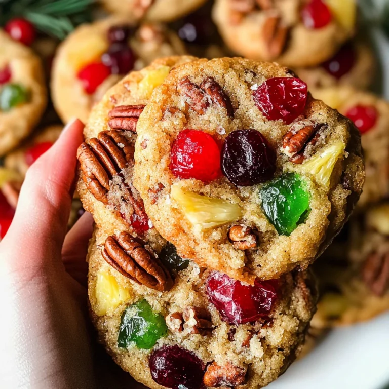 Easy Christmas Fruitcake Cookies Recipe