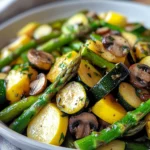 Flavorful Asparagus with Zucchini and Squash