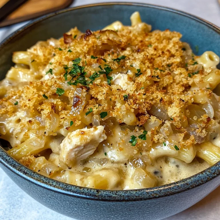 French Onion Soup Pasta Recipe