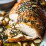 Garlic Herb Butter Roasted Turkey Breast