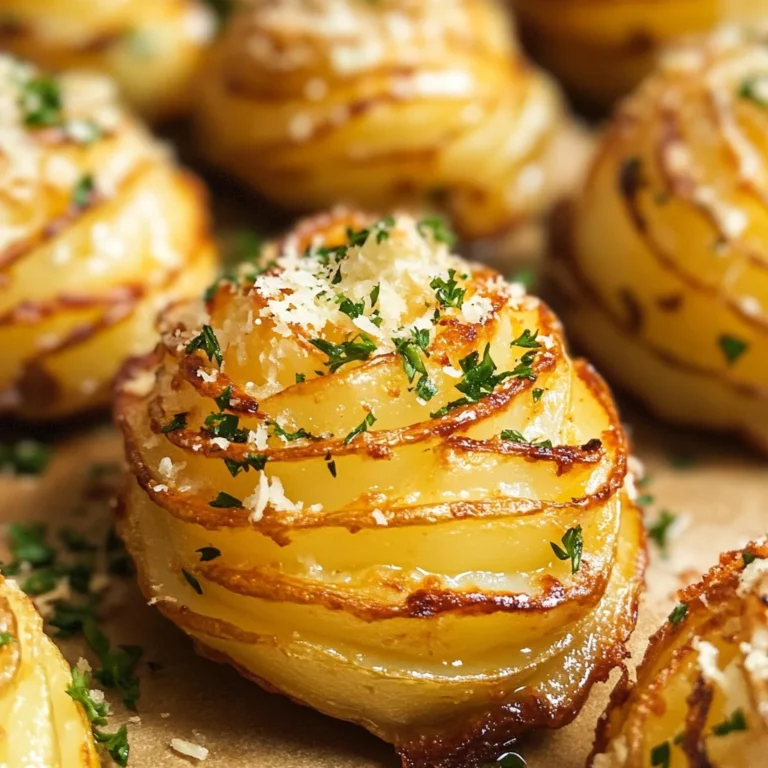 Garlic Parmesan Duchess Potatoes