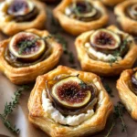 Goat Cheese and Fig Puff Pastry Tarts