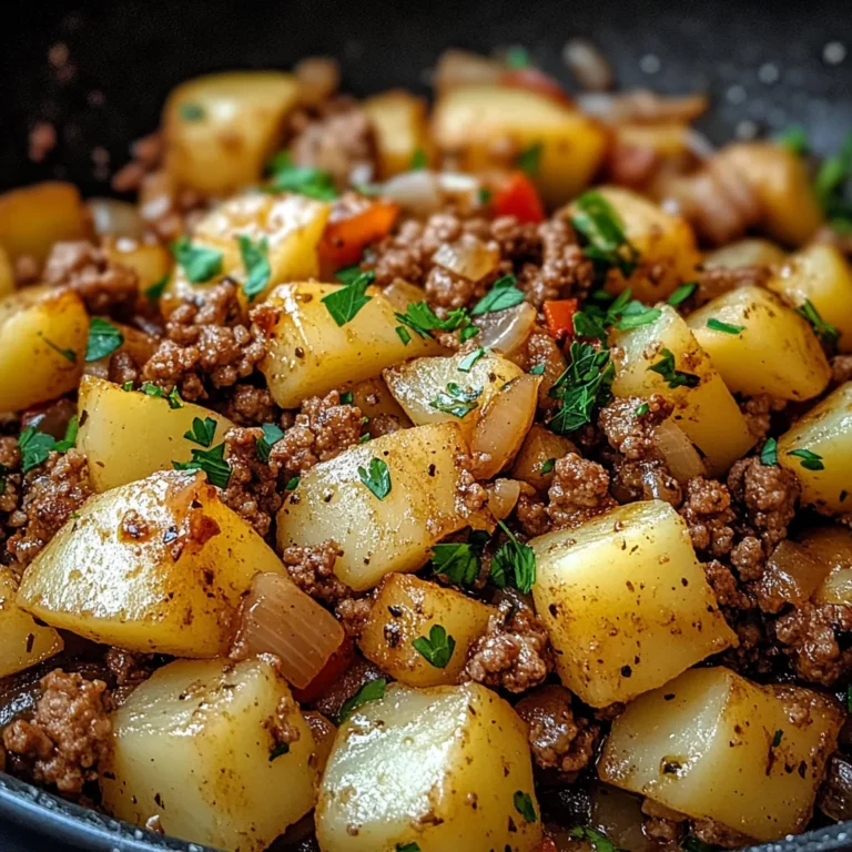 Ground turkey with potatoes