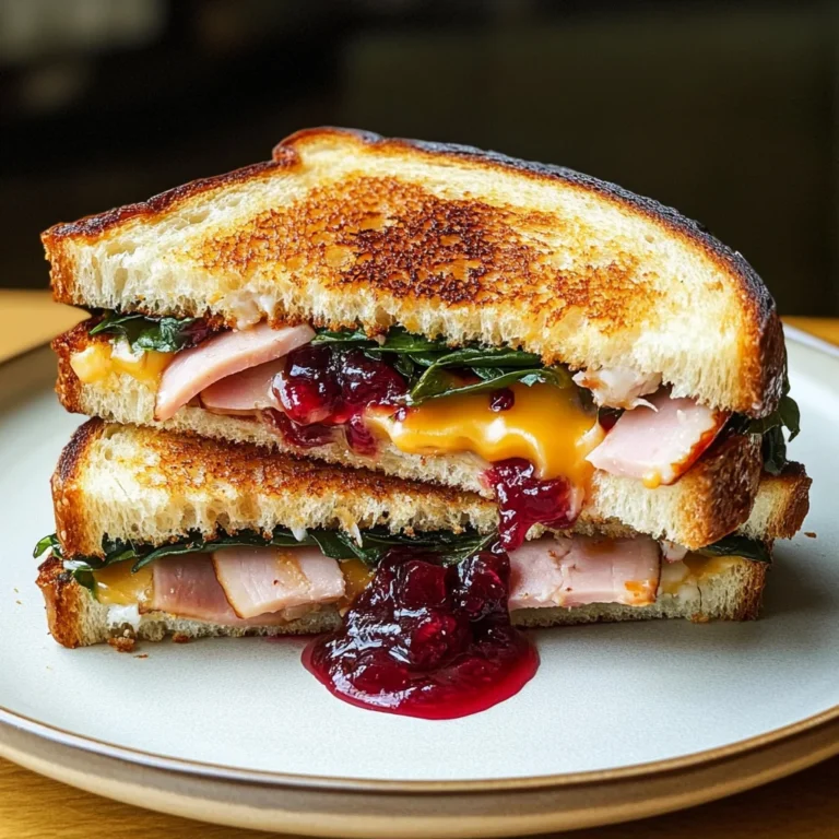 Ham Cheddar Cranberry Melt