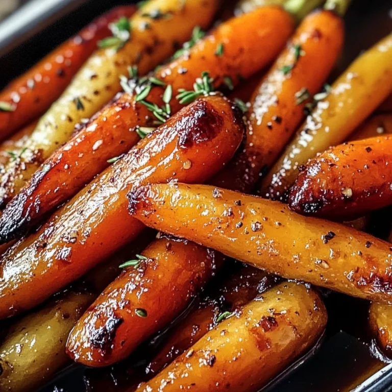 Honey Balsamic Roasted Carrots