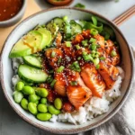 Honey Sriracha Salmon Bowls