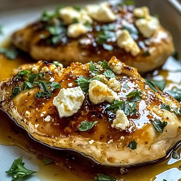 Hot Honey Feta Chicken Dish: A Deliciously Spicy and Savory Recipe