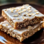 Iced Oatmeal Cookie Bar Recipe
