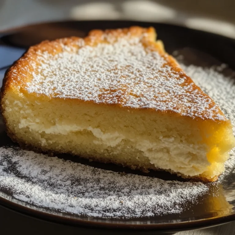MIGLIACCIO: RICOTTA AND SEMOLINA CAKE