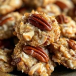 No-Bake Coconut Pecan Praline Cookies
