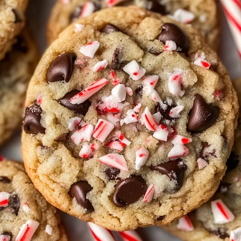 Peppermint Chocolate Chip Cookies