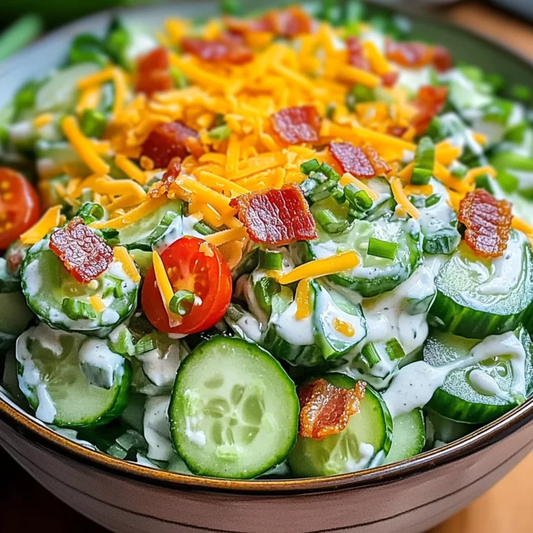 Refreshing Cucumber Ranch Crack Salad Recipe