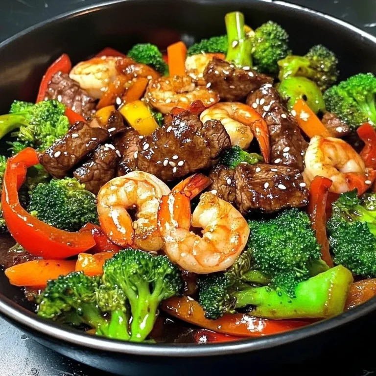 STEAK AND SHRIMP STIR FRY