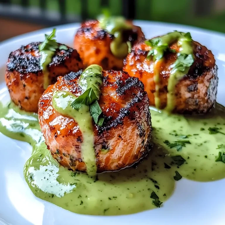 Salmon Balls with Creamy Avocado Sauce: Healthy Dinner Ideas
