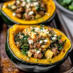 Sausage-Stuffed Acorn Squash