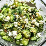 Smashed Cucumber Salad - With Feta and Dill