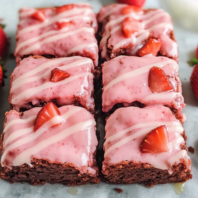 Strawberry Brownies