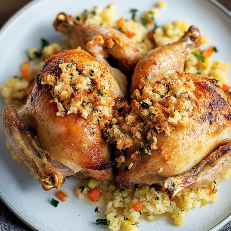 Stuffed Cornish Game Hens
