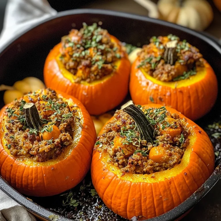 Stuffed Mini Pumpkins Recipe