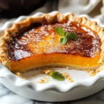 Tasty Pumpkin Pie Brulee with Bourbon Vanilla