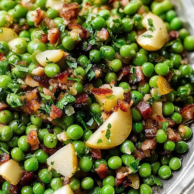 Thanksgiving Peas (with Pear and Pancetta)