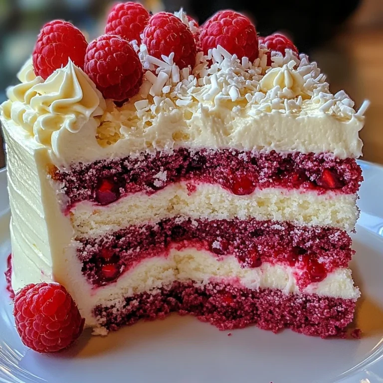 White Chocolate Raspberry Dream Cake – Sweet Easy Recipes Style