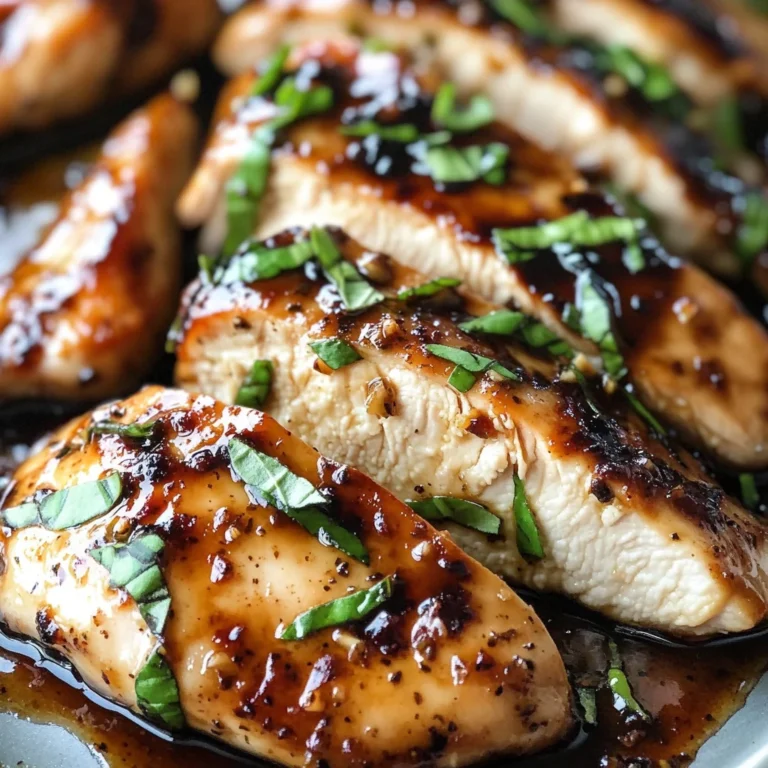 Balsamic Baked Chicken Breast: A Delicious and Easy Recipe for Dinner