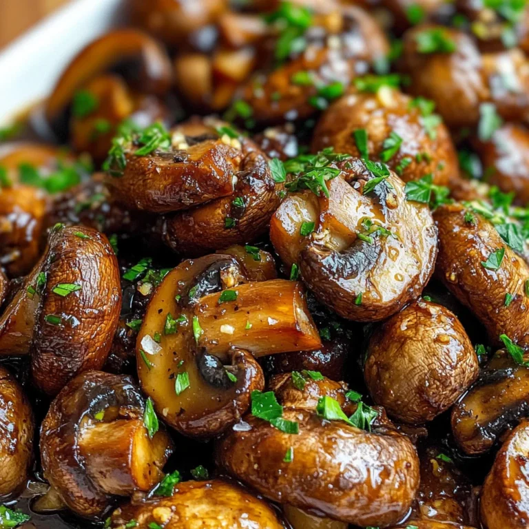 Balsamic Roasted Mushrooms