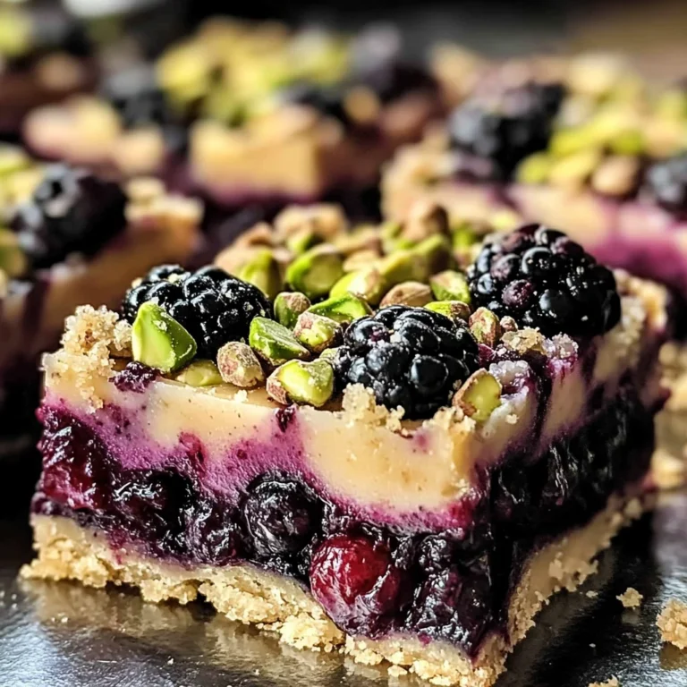 Blackberry Pistachio Dream Bars: An Incredible Ultimate Recipe