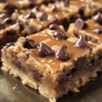 Caramel Chocolate Chip Cookie Bars