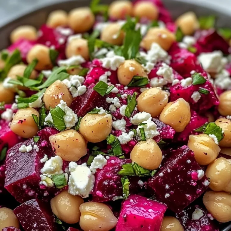 Chickpea, Beet and Feta Salad