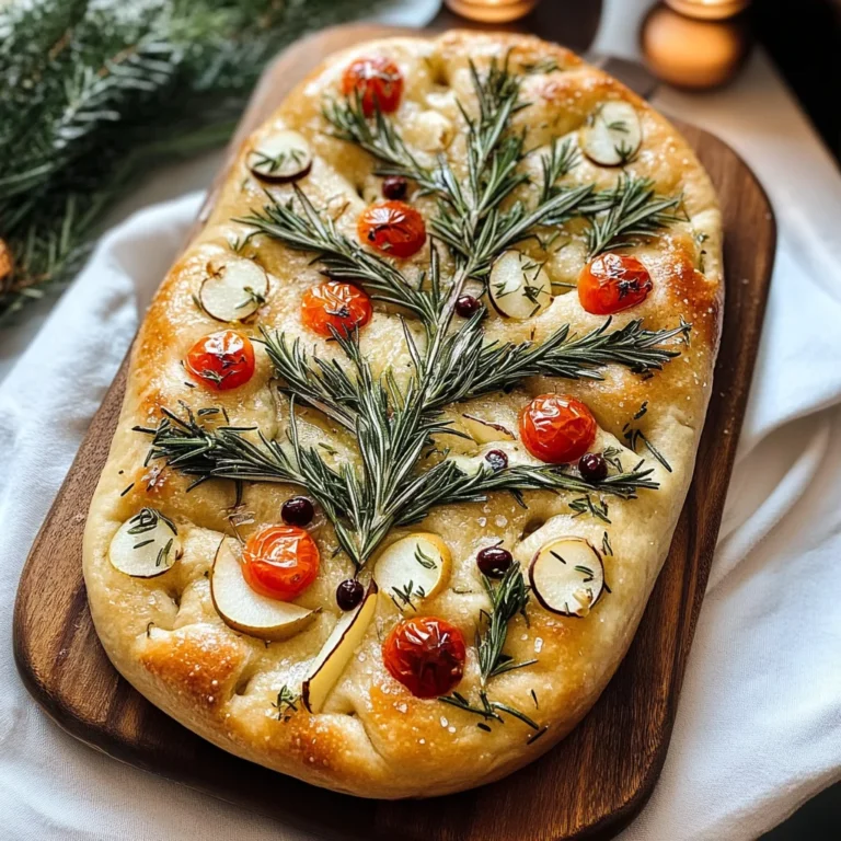 Christmas Tree Focaccia