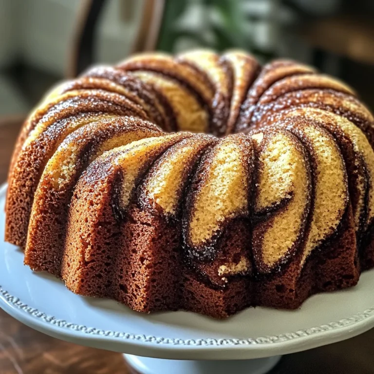 Cinnamon Swirl Bundt Cake