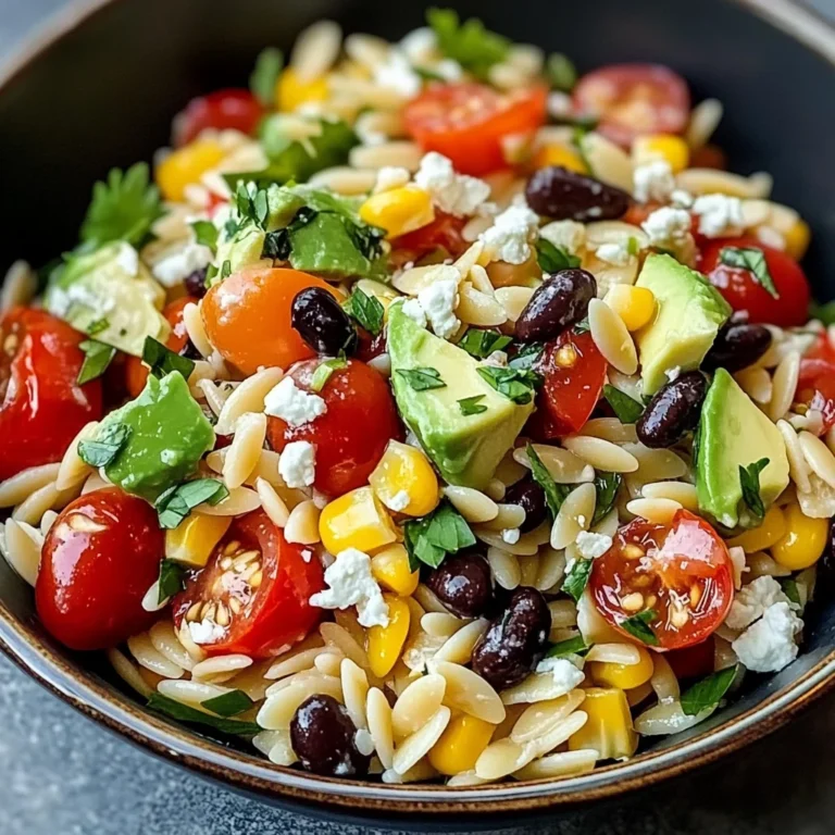 Cowboy Orzo Salad