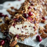 Cranberry Pecan Cheese Log
