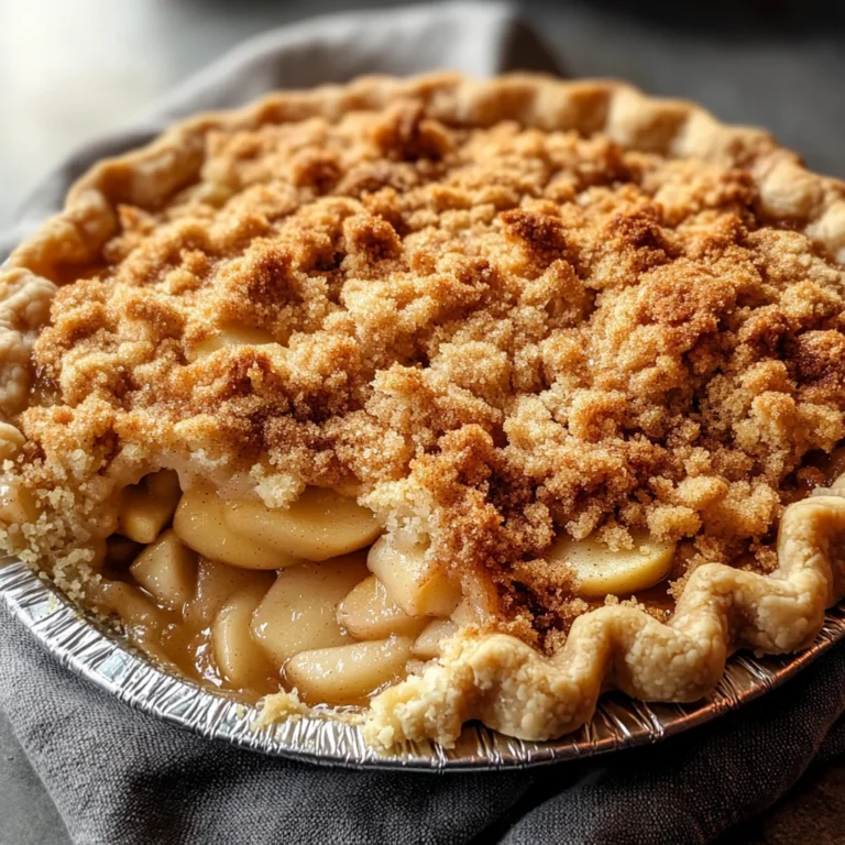 Dutch Apple Pie (with a Buttery Crumb Topping)