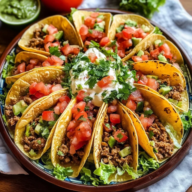 Easy Taco Recipe Dinner Board
